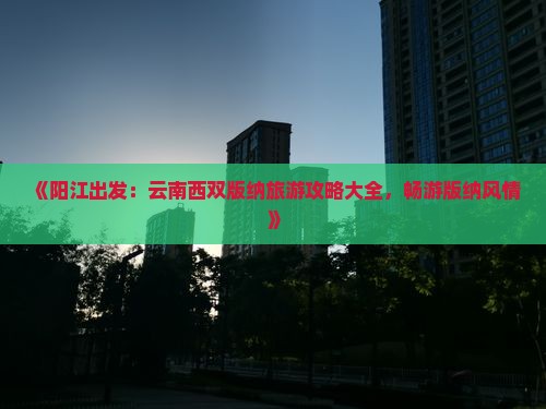 阳江去云南西双版纳旅游