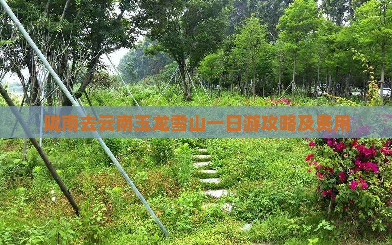 陇南去云南玉龙雪山一日