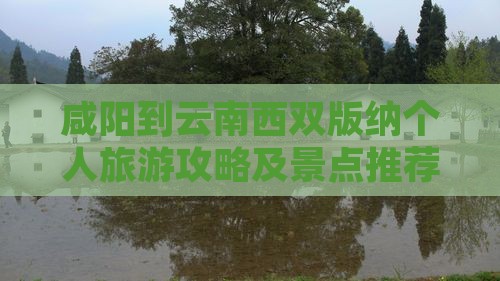 咸阳到云南西双版纳个人游
