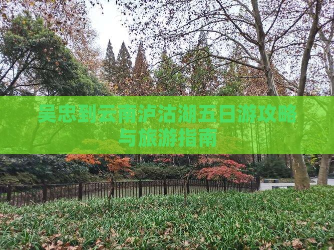 吴忠到云南泸沽湖五日游