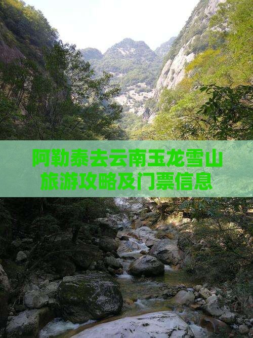 阿勒泰去云南玉龙雪山门票