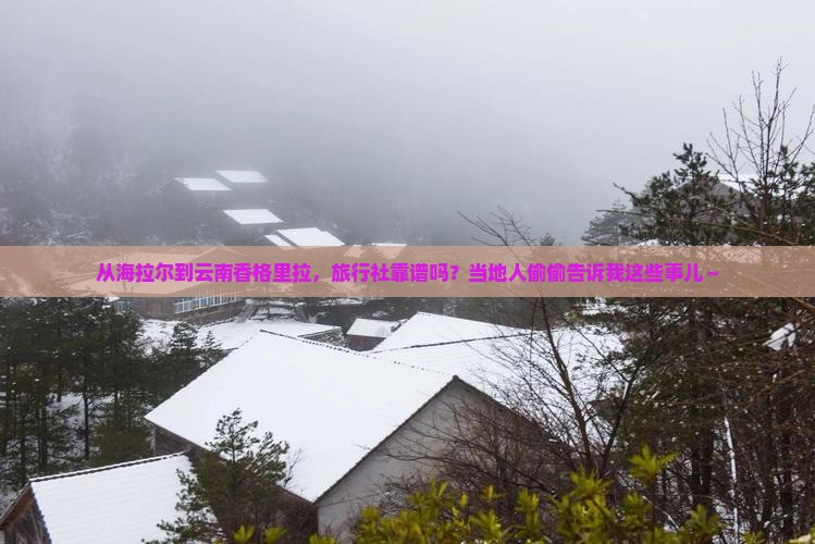 海拉尔去云南香格里拉旅行社