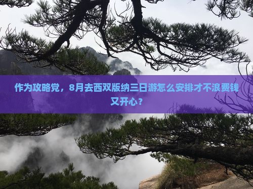 八月去云南西双版纳三日游