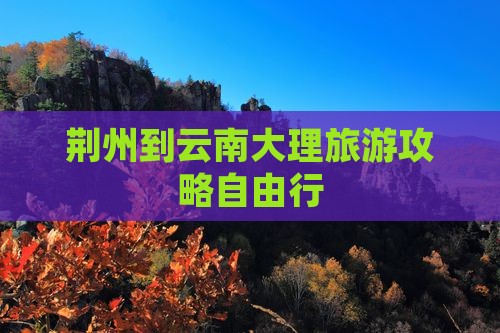 荆州去云南大理自由团
