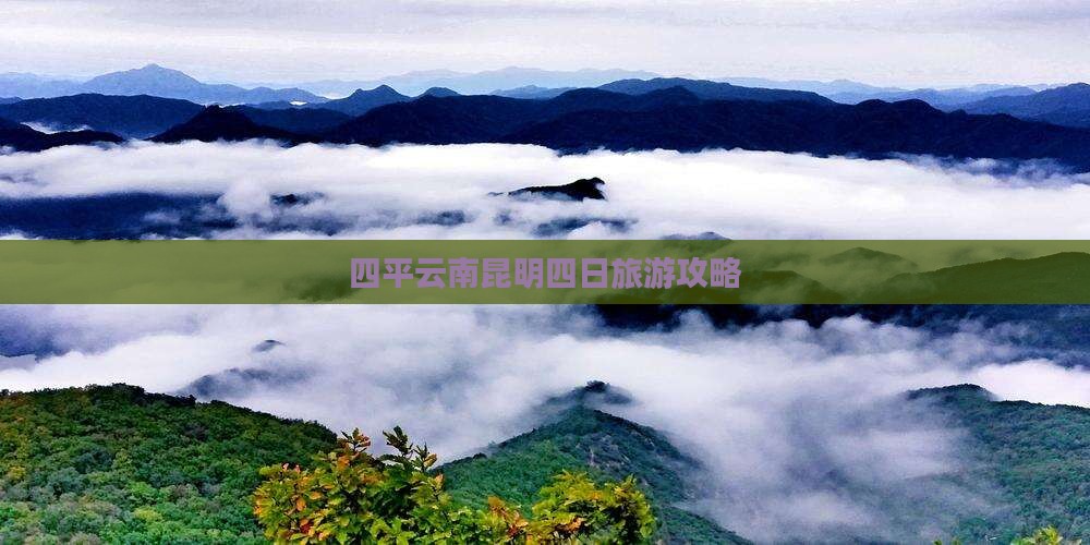 四平去云南昆明四日游