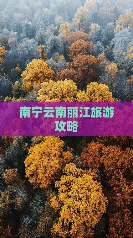 南宁去云南丽江自由行
