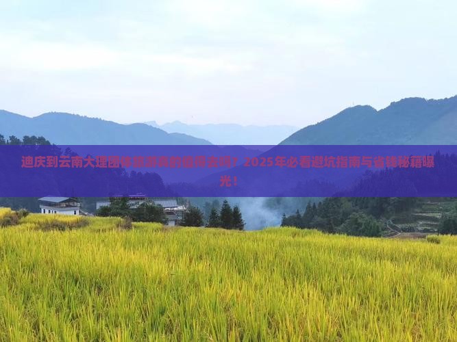 迪庆到云南大理团体旅游