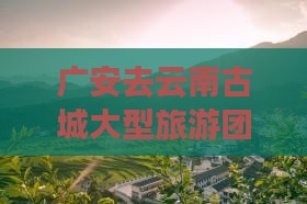 广安去云南古城大型旅游团
