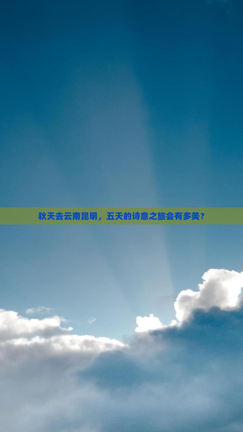 秋天到云南昆明五日游