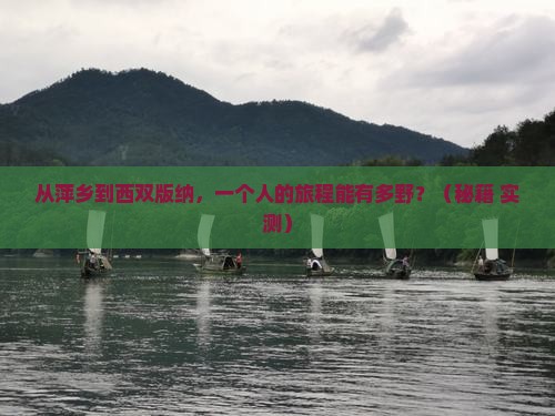 萍乡去云南西双版纳个人游