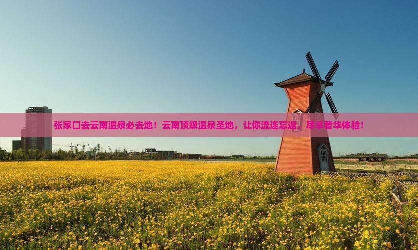张家口去云南温泉必去地