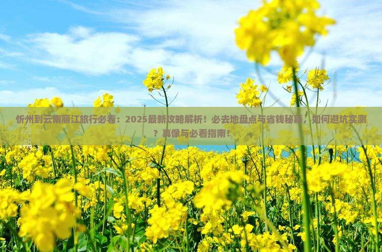 忻州到云南丽江必去地