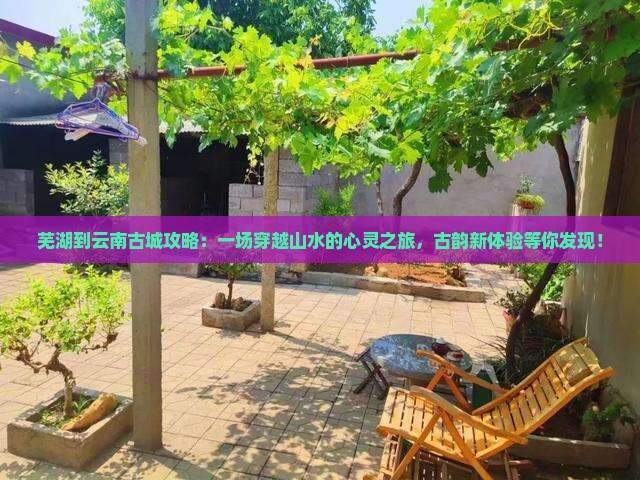 芜湖到云南古城攻略