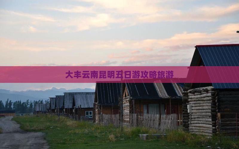 大丰到云南昆明五日游