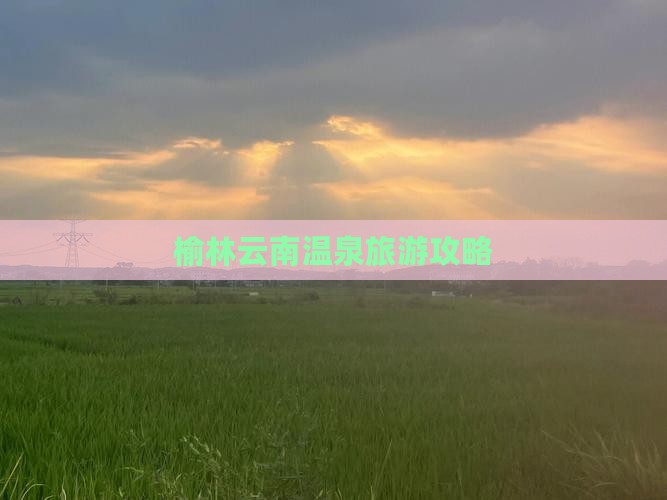 榆林去云南温泉旅行社