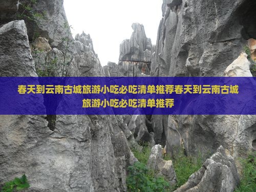 春天到云南古城旅游小吃