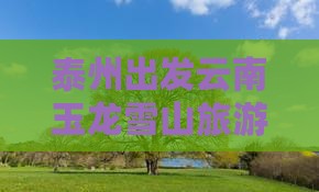 泰州到云南玉龙雪山个人游