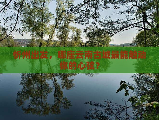 忻州到云南古城景点