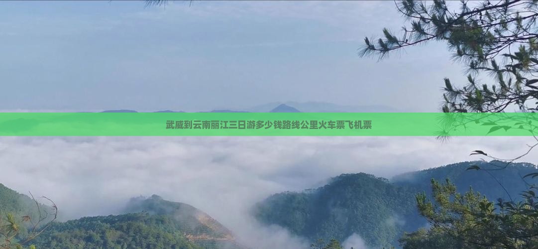 武威到云南丽江三日游