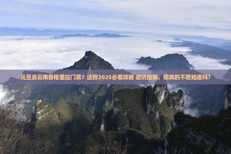 元旦去云南香格里拉门票