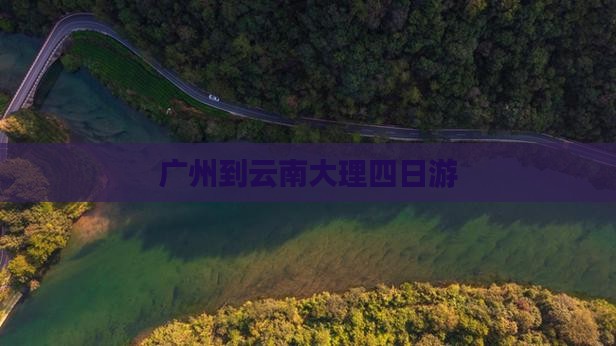 广州到云南大理四日游