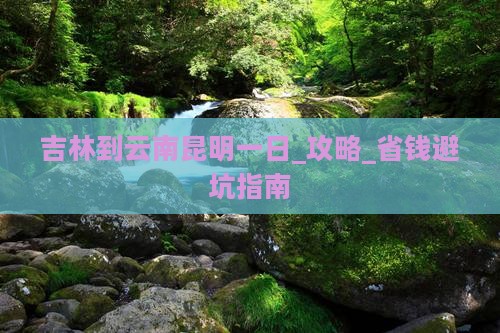 吉林到云南昆明一日