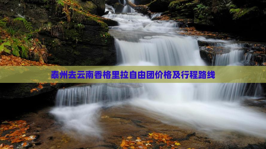 泰州去云南香格里拉自由团价格及行程路线