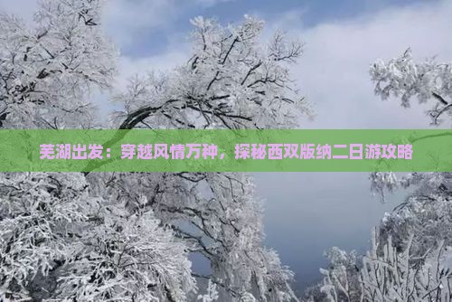 芜湖出发：穿越风情万种，探秘西双版纳二日游攻略