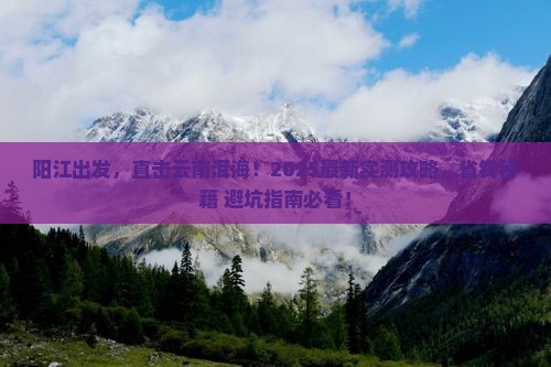 阳江去云南洱海自由行