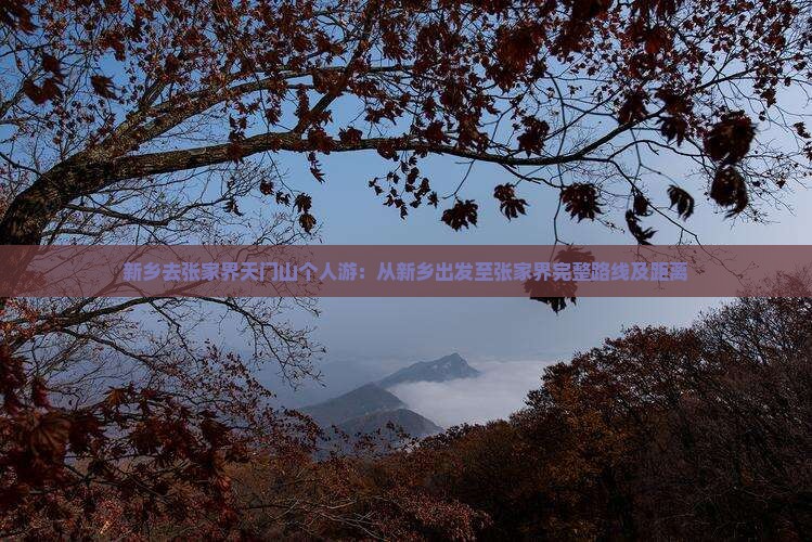 新乡去张家界天门山个人游：从新乡出发至张家界完整路线及距离