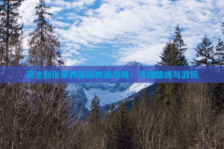 河池到张家界玻璃栈道攻略：详细路线与游玩