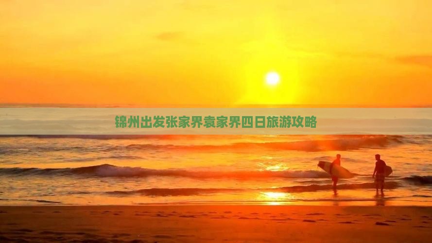 锦州出发张家界袁家界四日旅游攻略