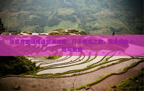 黄山到张家界玻璃栈道旅游小吃