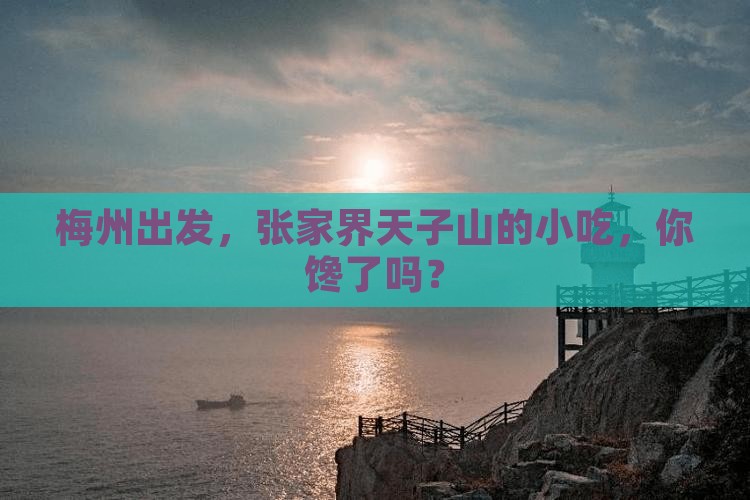 梅州到张家界天子山旅游小吃