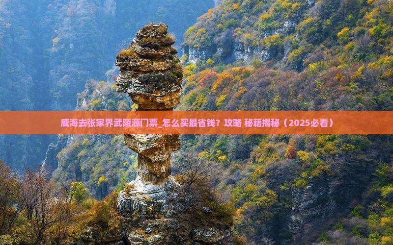 威海去张家界武陵源门票