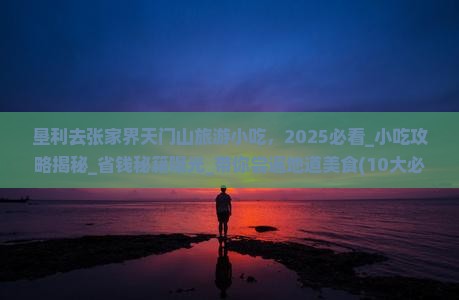 垦利去张家界天门山旅游小吃