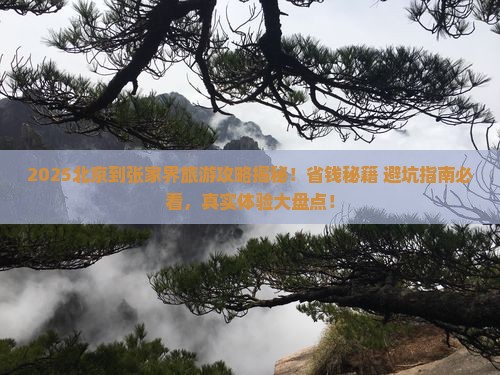 北京到张家界旅游