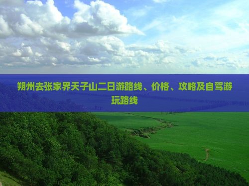 朔州去张家界天子山二日游