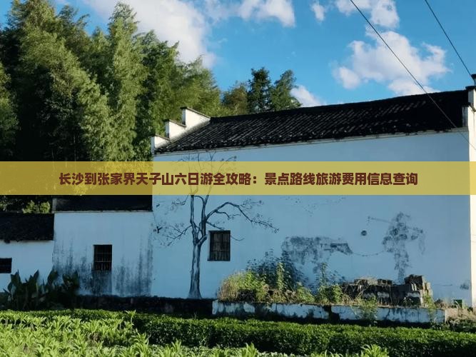 长沙到张家界天子山六日游全攻略：景点路线旅游费用信息查询