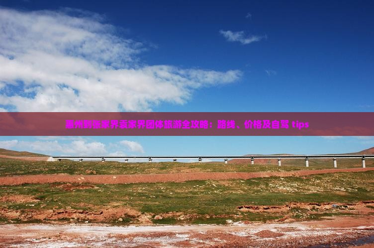 惠州到张家界袁家界团体旅游全攻略：路线、价格及自驾 tips