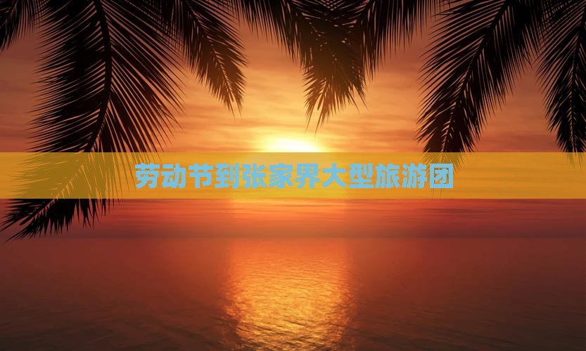 劳动节到张家界大型旅游团