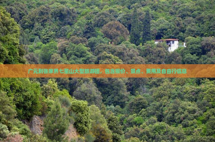 广元到张家界七星山大型旅游团，包含报价、景点、费用及自由行信息