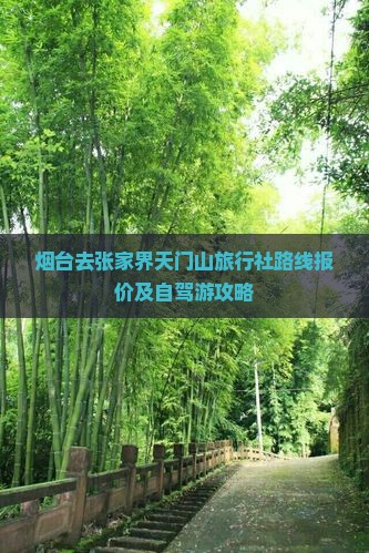烟台去张家界天门山旅行社路线报价及自驾游攻略