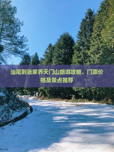 汕尾去张家界天门山门票