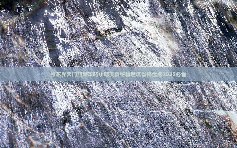 柳州到张家界天门山旅游小吃