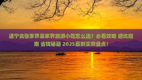 遂宁去张家界袁家界旅游小吃