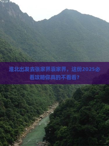 淮北到张家界袁家界个人游