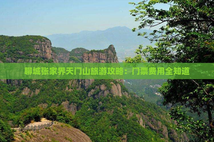 聊城到张家界天门山门票