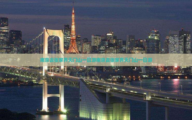 南京去张家界天门山一日