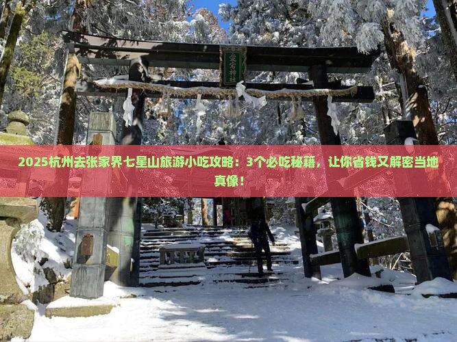 杭州去张家界七星山旅游小吃
